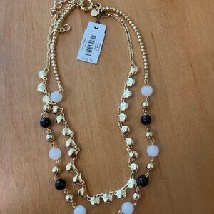 Talbots Layered Bead Necklace